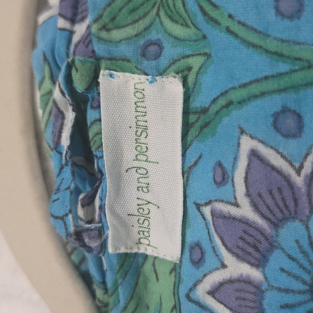 🪻Beautiful 100% Cotton Robe In Blue, Green, Purple, Floral And Elephant Pattern - Picture 11 of 14